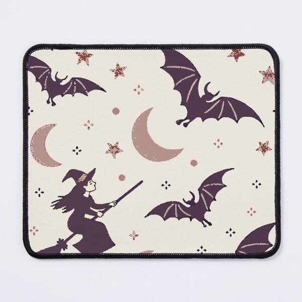 Item preview, Halloween Folk Pattern – Witches & Stars designed and sold by Shuga-Design.