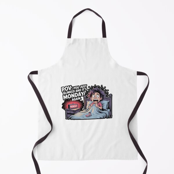 Item preview, You Just Blinked and It’s Monday Again | Relatable Funny Quote Design designed and sold by Rank Sol.