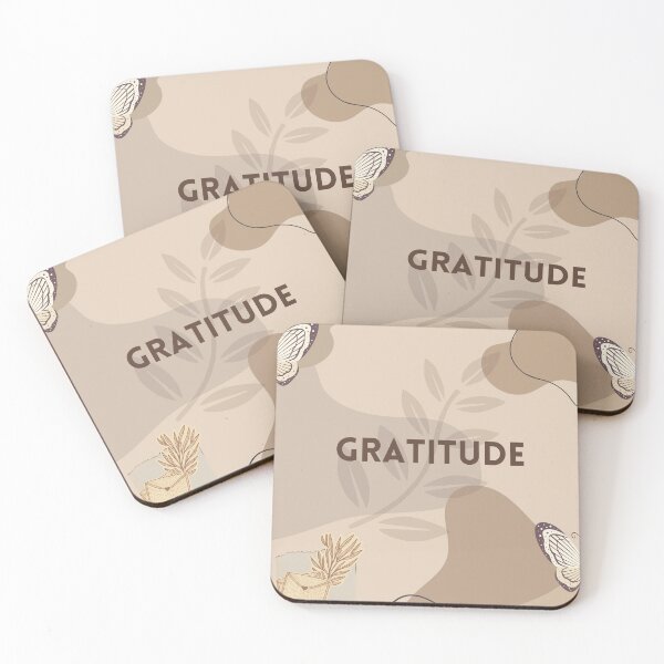 Item preview, Gratitude | Calm Minimal Aesthetic Design designed and sold by Zensity.