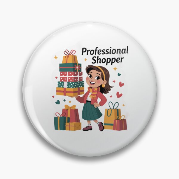 Item preview, Professional Shopper Woman Illustration designed and sold by ArtQueen777.