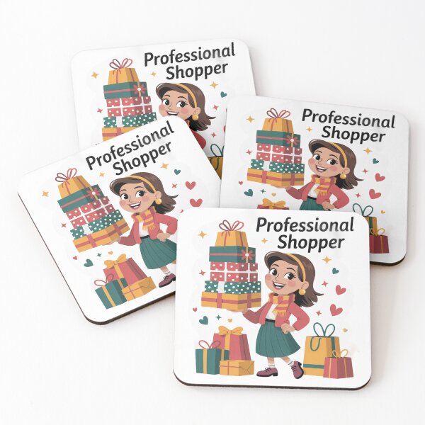 Item preview, Professional Shopper Woman Illustration designed and sold by ArtQueen777.