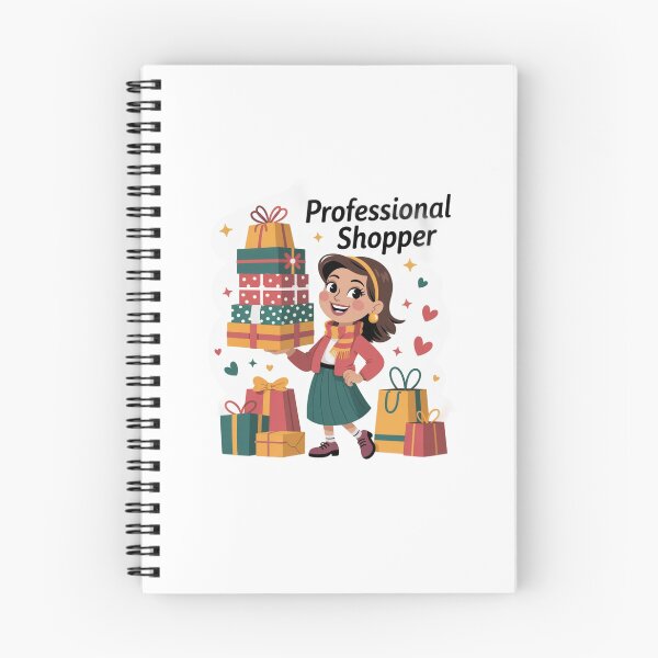 Item preview, Professional Shopper Woman Illustration designed and sold by ArtQueen777.