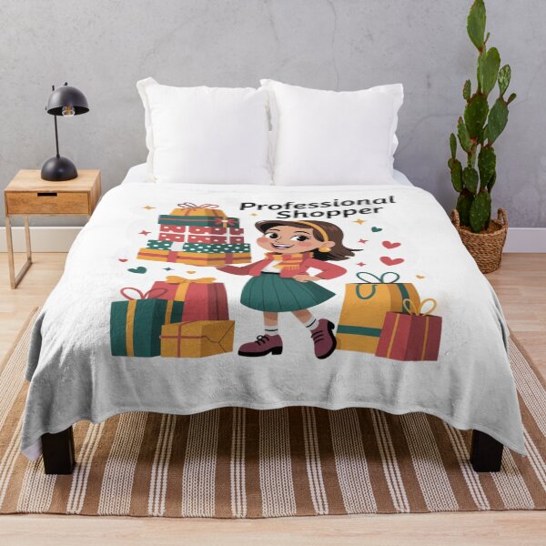 Item preview, Professional Shopper Woman Illustration designed and sold by ArtQueen777.