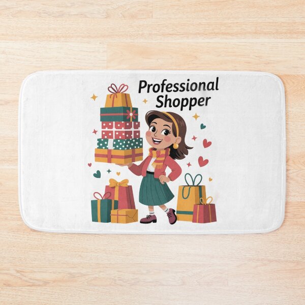 Item preview, Professional Shopper Woman Illustration designed and sold by ArtQueen777.