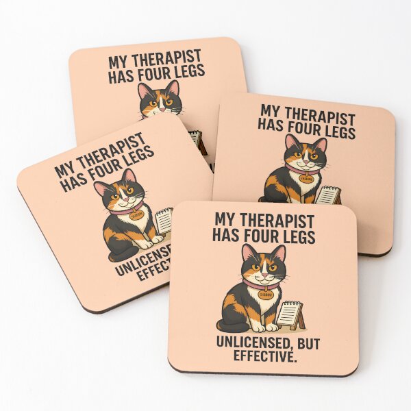 Item preview, My Therapist Has Four Legs – Shadow Edition | Funny Cat Design designed and sold by domi199834.