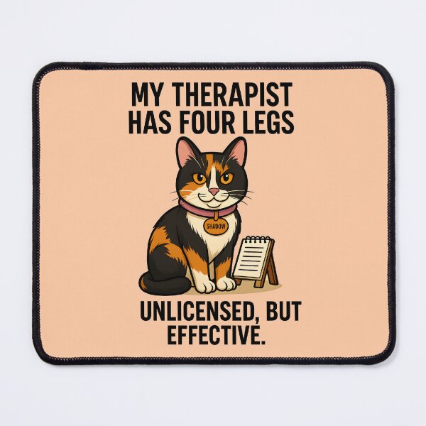 Item preview, My Therapist Has Four Legs – Shadow Edition | Funny Cat Design designed and sold by domi199834.