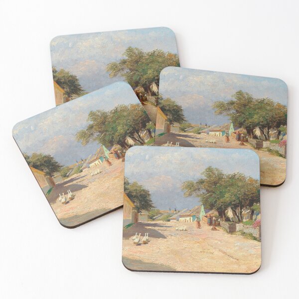 Item preview, A Village Road in the Summer Midday Sun designed and sold by tomorrowsart.