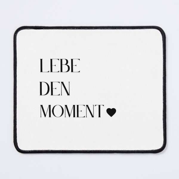 Item preview, LEBE DEN MOMENT – Minimalist German Quote Design designed and sold by Zensity.