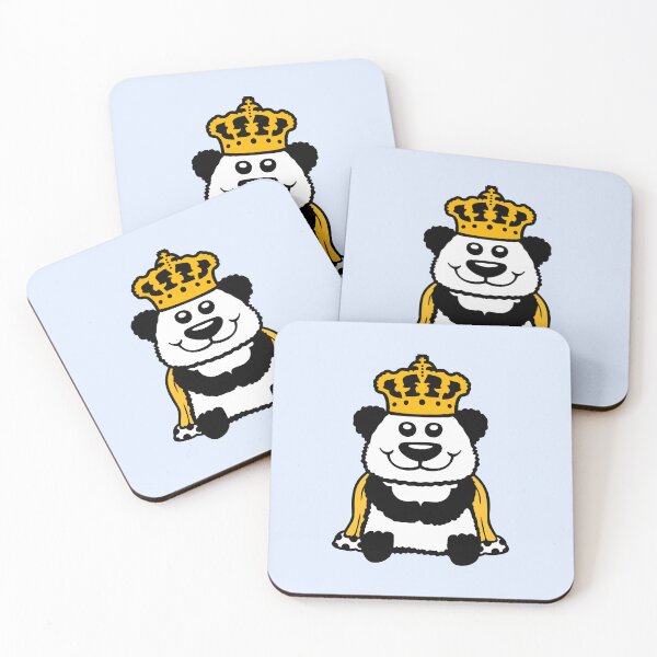 Item preview, Panda Bear King Crown Old Beard Ruler Royal Hat designed and sold by shirt-o-mat.