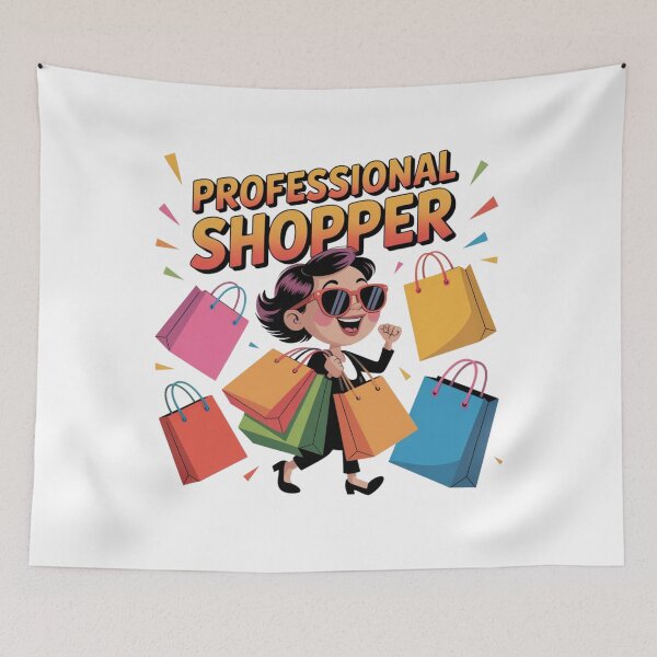 Item preview, Professional Shopper Woman Illustration designed and sold by ArtQueen777.