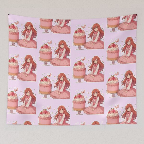 Item preview, Anime Cake – Colorful Kawaii Dessert | Cute Manga Style Food designed and sold by Sugar Wisdom .
