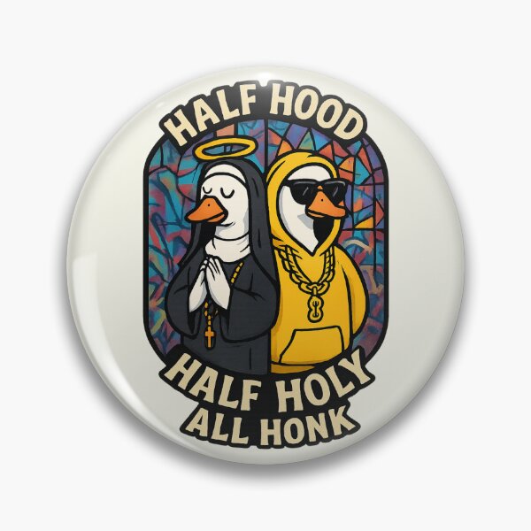 Item preview, Half Hood Half Holy All Honk Funny Geese God's Silly Goose  designed and sold by SunfullyYours.