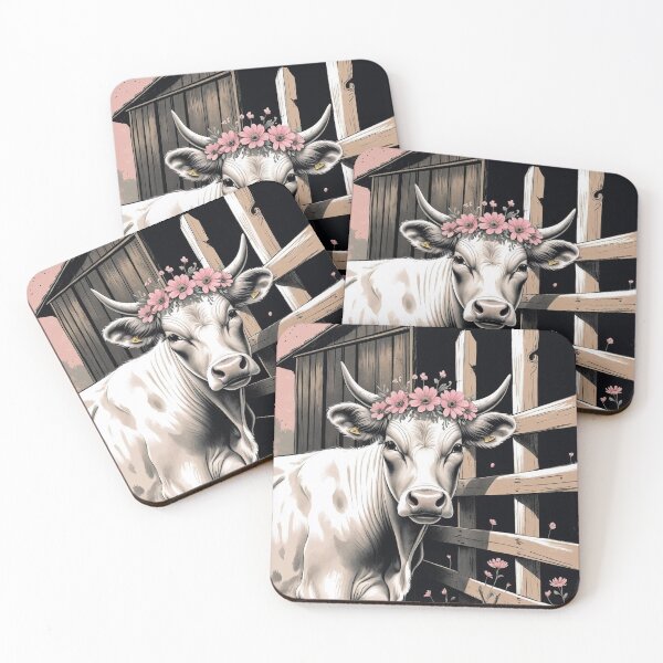 Item preview, Cows & Crowns – A Barnyard Daydream designed and sold by Deezyned.