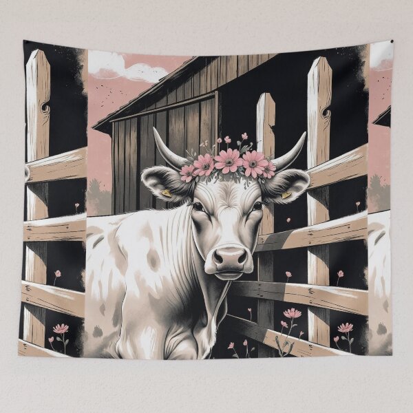 Item preview, Cows & Crowns – A Barnyard Daydream designed and sold by Deezyned.