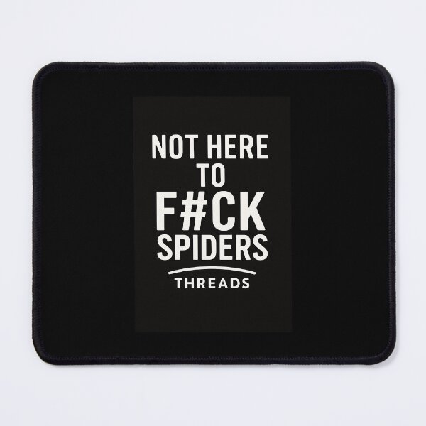Item preview, Not Here to F##k Spiders – Aussie Attitude Tee (Black) designed and sold by FairDinkumThreads.