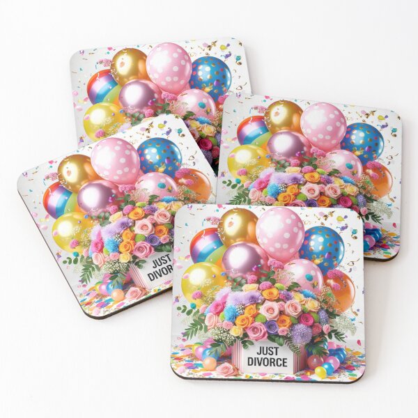 Item preview, Just Divorced Party Balloons designed and sold by purplesensation.