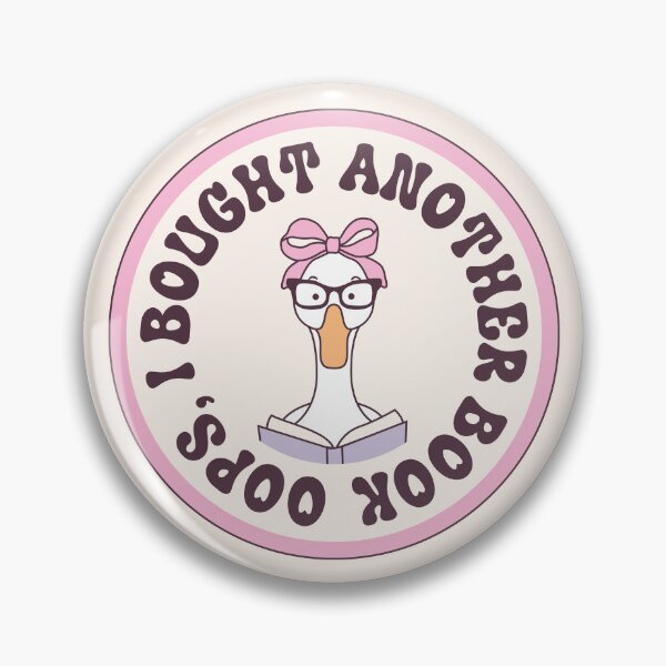 Item preview, Oops I bought another book, Bookish Silly Goose designed and sold by Littlstix.