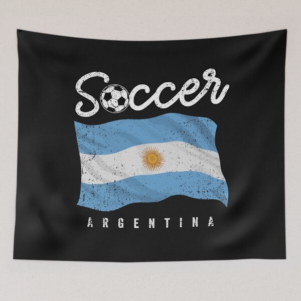 Item preview, SOCCER TEAMS BIG FLAG - ARGENTINA - Fans and Teams for Men and Women T-shirt designed and sold by wallsandpatts.