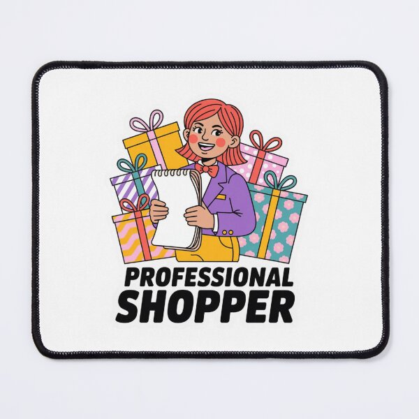 Item preview, Professional Shopper Woman Illustration designed and sold by ArtQueen777.