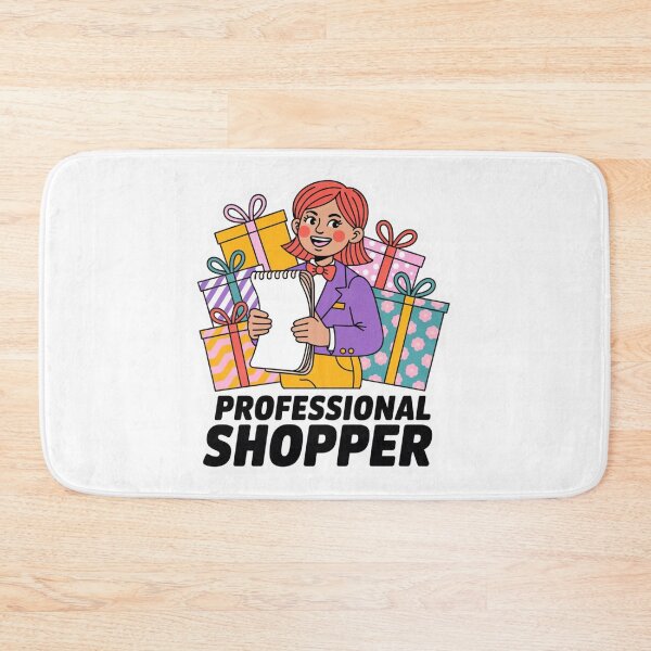 Item preview, Professional Shopper Woman Illustration designed and sold by ArtQueen777.