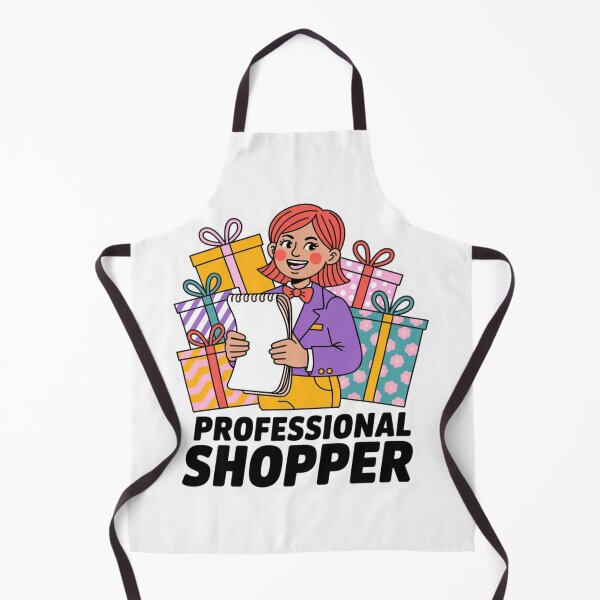 Item preview, Professional Shopper Woman Illustration designed and sold by ArtQueen777.