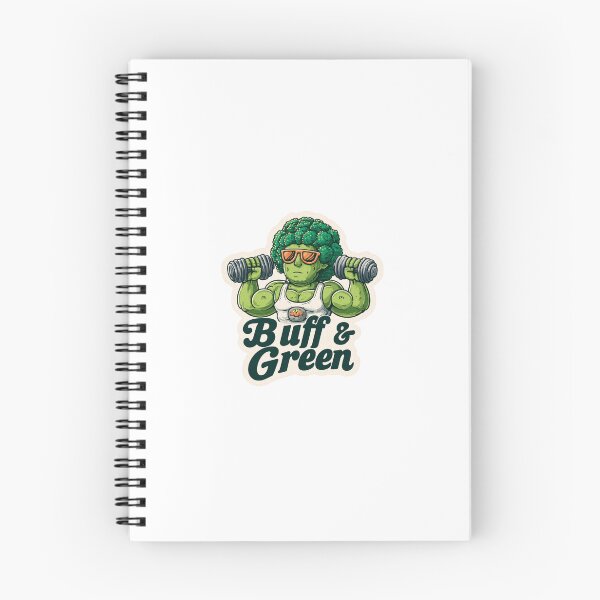 Item preview, Buff and Green Funny Fitness Sticker designed and sold by Blurbean.
