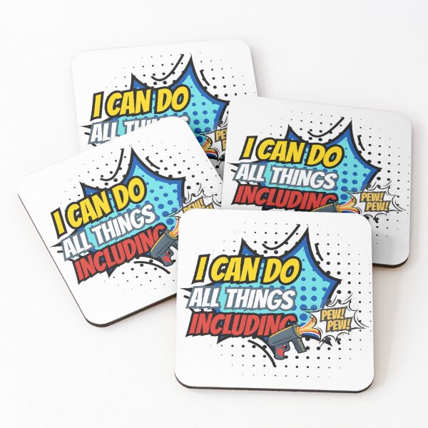 Item preview, I Can Do All Things. Pew! Pew! designed and sold by GiggleGooods.