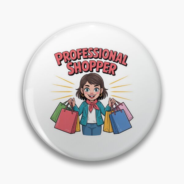 Item preview, Professional Shopper Woman Illustration designed and sold by ArtQueen777.