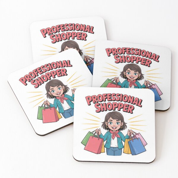 Item preview, Professional Shopper Woman Illustration designed and sold by ArtQueen777.
