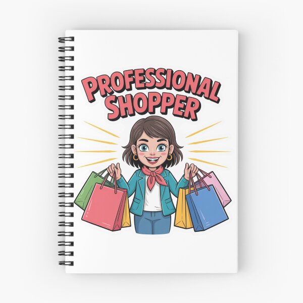 Item preview, Professional Shopper Woman Illustration designed and sold by ArtQueen777.