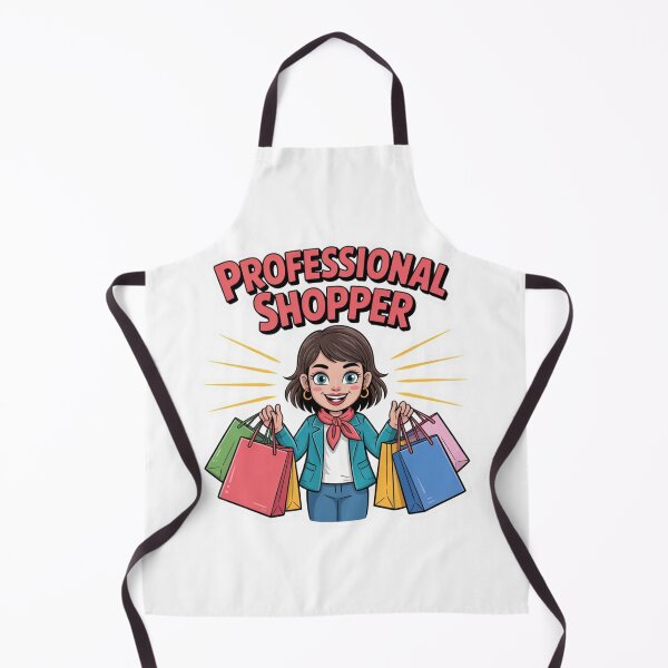 Item preview, Professional Shopper Woman Illustration designed and sold by ArtQueen777.