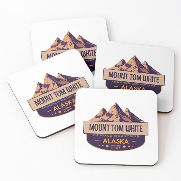 Item preview, Mount Tom White, Chugach Mountains, Alaska, Mountain Badge designed and sold by Wanderful-roads.