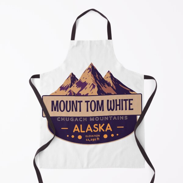 Item preview, Mount Tom White, Chugach Mountains, Alaska, Mountain Badge designed and sold by Wanderful-roads.