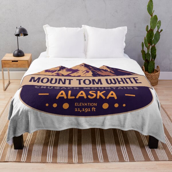 Item preview, Mount Tom White, Chugach Mountains, Alaska, Mountain Badge designed and sold by Wanderful-roads.