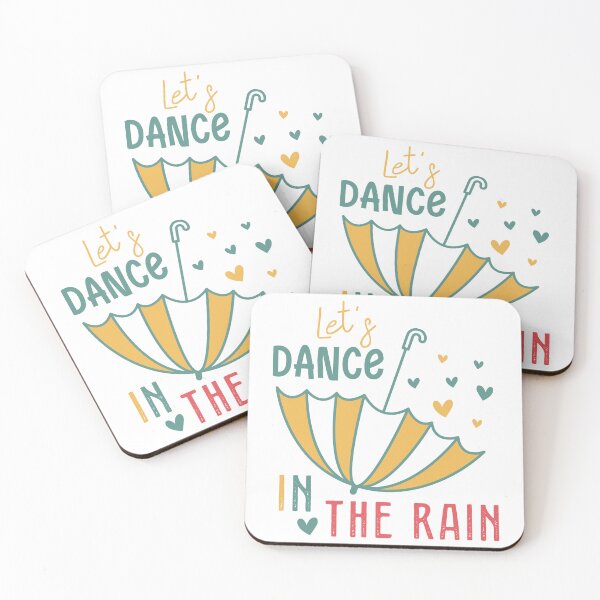 Item preview, Let’s Dance in the Rain – Uplifting Inspirational Quote designed and sold by artcultreone.