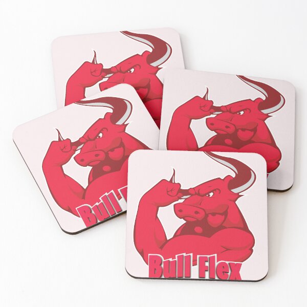 Item preview, Bull Flex logo Illustration designed and sold by jfcreations.