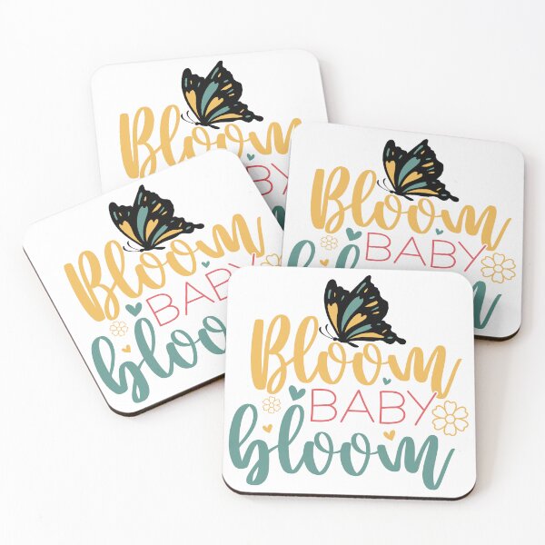 Item preview, Bloom Baby Bloom – Inspirational Floral Quote designed and sold by artcultreone.