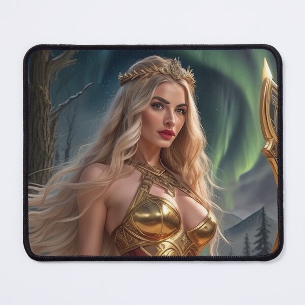 Item preview, Divine Warrior Goddess – Mythical Female Power Art designed and sold by MissSaylor.