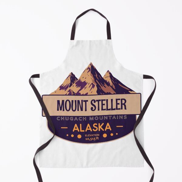 Item preview, Mount Steller, Chugach Mountains, Alaska, Mountain Badge designed and sold by Wanderful-roads.