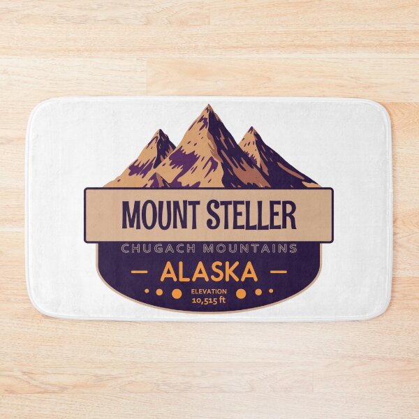 Item preview, Mount Steller, Chugach Mountains, Alaska, Mountain Badge designed and sold by Wanderful-roads.