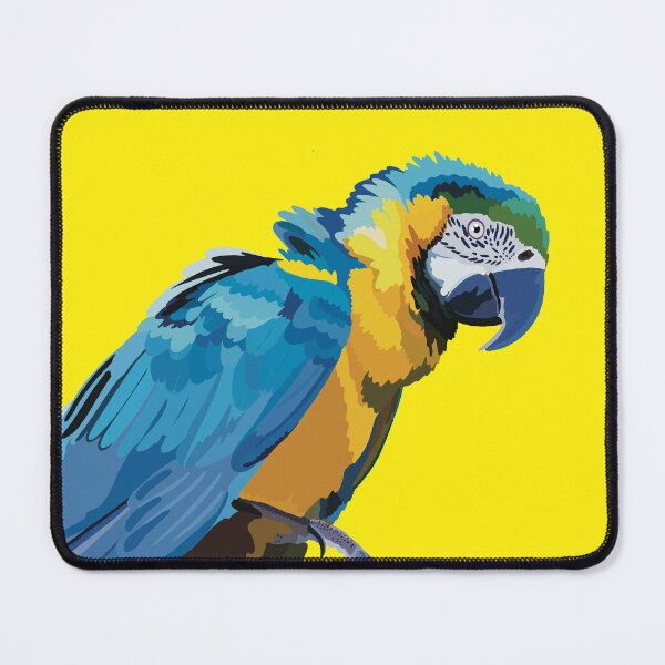 Item preview, B is for Blue and Gold Macaw, Blue and Gold Macaw Gifts | Colorful Parrot Art for Bird Lovers, Keepers & Avian Enthusiasts designed and sold by PrettylittlepastelUk.