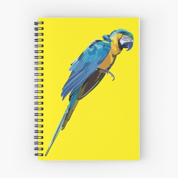Item preview, B is for Blue and Gold Macaw, Blue and Gold Macaw Gifts | Colorful Parrot Art for Bird Lovers, Keepers & Avian Enthusiasts designed and sold by PrettylittlepastelUk.