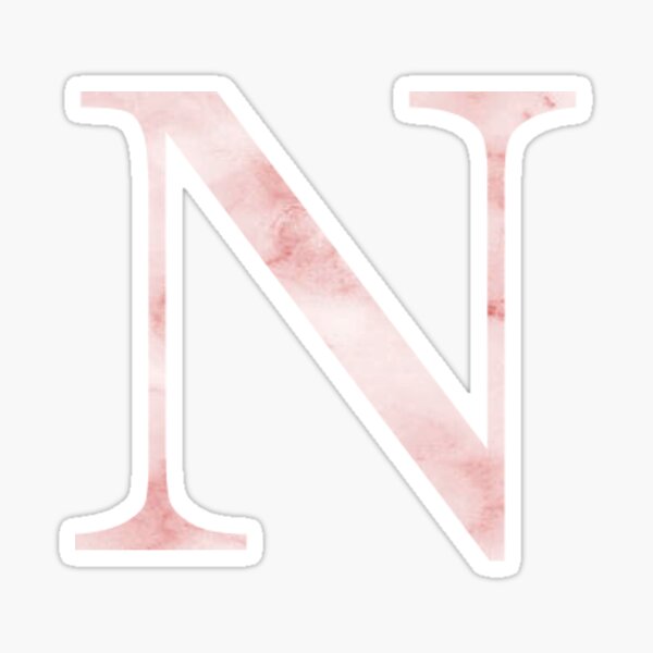 Letter N Stickers | Redbubble