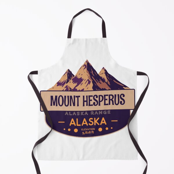 Item preview, Mount Hesperus, Alaska Range, Alaska, Mountain Badge designed and sold by Wanderful-roads.