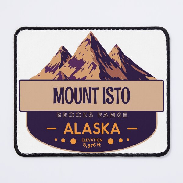Item preview, Mount Isto, Brooks Range, Alaska, Mountain Badge designed and sold by Wanderful-roads.