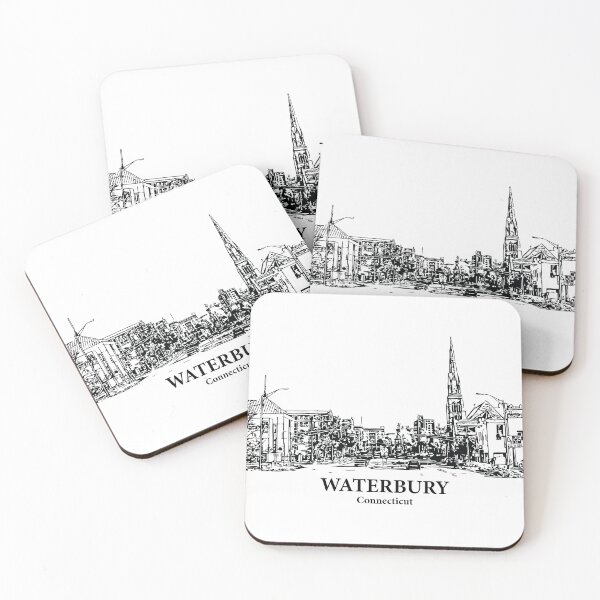 Item preview, Waterbury – Connecticut designed and sold by Lakeric Cityscapes.