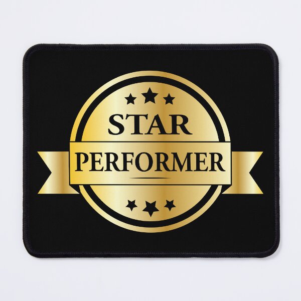 Item preview, Star Performer Gold Badge Company Award designed and sold by CreativeBridge.
