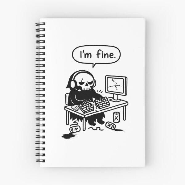 Aperçu de l'œuvre Je vais bien : Rage Reaper créée et vendue par KomixsDesign.