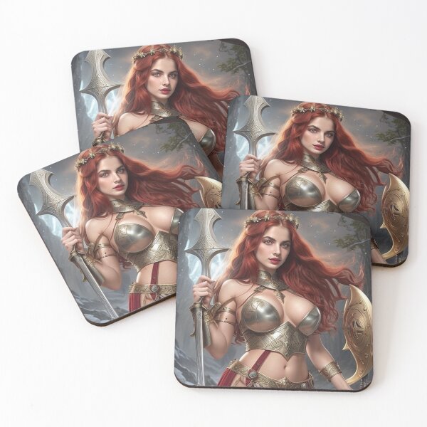 Item preview, Legendary Goddess Print – Spiritual Fantasy Warrior designed and sold by MissSaylor.
