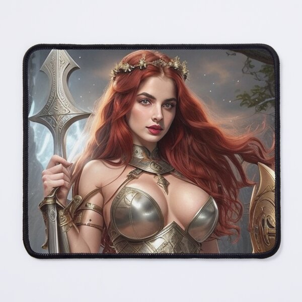 Item preview, Legendary Goddess Print – Spiritual Fantasy Warrior designed and sold by MissSaylor.